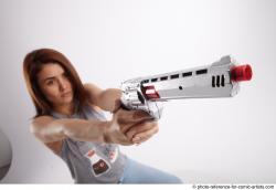 MOLLY SITTING POSE WITH GUN